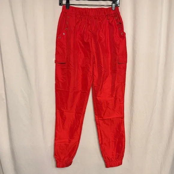 superdown Missy Jogger Pants, Size S, Color Red - Picture 5 of 12